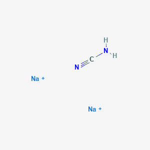 molecular formula CH2N2Na2+2 B1598318 Disodium cyanamide CAS No. 20611-81-8