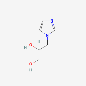 molecular formula C6H10N2O2 B1598319 3-(1H-Imidazol-1-yl)propane-1,2-diol CAS No. 34793-28-7