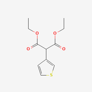 molecular formula C11H14O4S B1598322 二乙基（3-噻吩基）丙二酸酯 CAS No. 37784-67-1