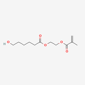 molecular formula C12H20O5 B1598323 2-((2-Methyl-1-oxoallyl)oxy)ethyl 6-hydroxyhexanoate CAS No. 85099-10-1