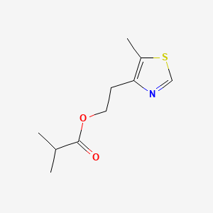 molecular formula C10H15NO2S B1598325 2-(5-Methyl-4-thiazolyl)ethyl isobutyrate CAS No. 94021-42-8