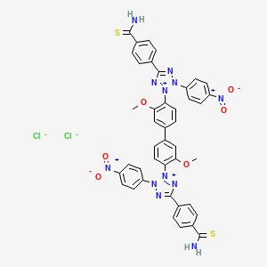 molecular formula C42H32Cl2N12O6S2 B1598330 Thiocarbamyl nitro blue tetrazolium CAS No. 36889-43-7