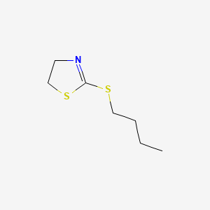 molecular formula C7H13NS2 B1598332 2-Thiazoline, 2-butylthio- CAS No. 69390-14-3