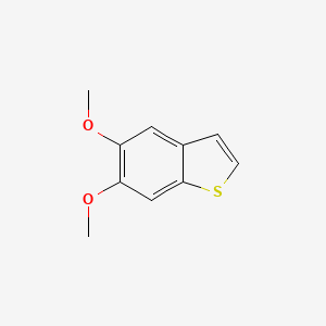 molecular formula C10H10O2S B1598345 5,6-dimethoxybenzo[b]thiophene CAS No. 91715-47-8