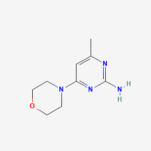 molecular formula C9H14N4O B1598346 2-Amino-4-morpholino-6-methylpyrimidine CAS No. 7752-46-7