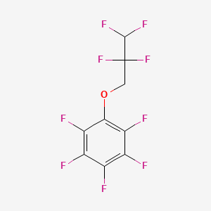 molecular formula C9H3F9O B1598351 Pentafluoro-(2,2,3,3-tetrafluoropropoxy)benzene CAS No. 89847-87-0