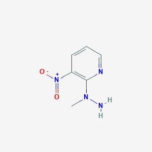 molecular formula C6H8N4O2 B1598353 2-(1-Methylhydrazino)-3-nitropyridine CAS No. 30963-12-3