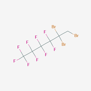 molecular formula C6H2Br3F9 B1598354 1,1,2-Tribromo-1-(nonafluorobutyl)ethane CAS No. 59665-24-6