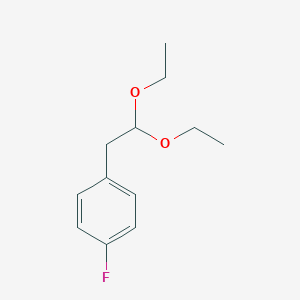 molecular formula C12H17FO2 B159836 1-(2,2-Diethoxyethyl)-4-fluorobenzene CAS No. 1743-98-2
