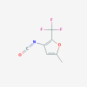 molecular formula C7H4F3NO2 B1598360 3-Isocyanato-5-methyl-2-(trifluoromethyl)furan CAS No. 306935-03-5