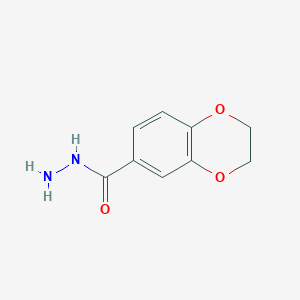 molecular formula C9H10N2O3 B1598365 2,3-二氢-1,4-苯并二氧杂环-6-碳酰肼 CAS No. 98953-13-0