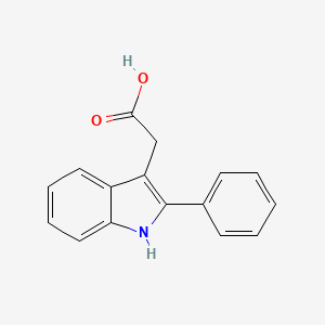 molecular formula C16H13NO2 B1598366 2-(2-phenyl-1H-indol-3-yl)acetic Acid CAS No. 4662-03-7