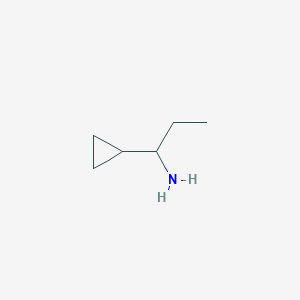 molecular formula C6H13N B1598367 1-Cyclopropylpropan-1-amine CAS No. 219736-10-4