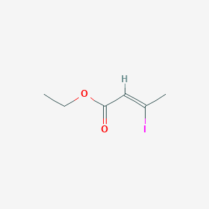 molecular formula C6H9IO2 B1598368 Ethyl (Z)-3-Iodo-2-butenoate CAS No. 34450-62-9