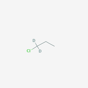molecular formula C3H7Cl B159837 1-Chloro-1,1-dideuteriopropane CAS No. 125640-23-5
