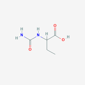 molecular formula C5H10N2O3 B1598372 2-(氨基甲酰氨基)丁酸 CAS No. 55512-98-6