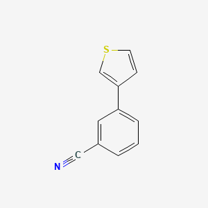 molecular formula C11H7NS B1598374 3-(3-Thienyl)benzonitrile CAS No. 870703-81-4
