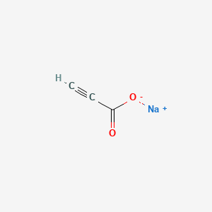 molecular formula C3HNaO2 B1598384 Propiolic acid, sodium salt CAS No. 920-38-7