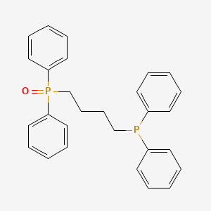 molecular formula C28H28OP2 B1598386 4-Diphenylphosphorylbutyl(diphenyl)phosphane CAS No. 85686-00-6
