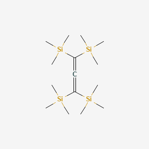 molecular formula C15H36Si4 B1598387 四(三甲基硅基)戊二烯 CAS No. 3721-17-3