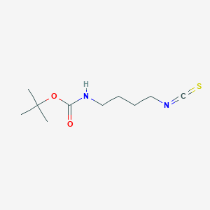 molecular formula C10H18N2O2S B1598390 tert-Butyl N-(4-isothiocyanatobutyl)carbamate CAS No. 247035-47-8