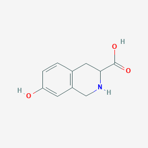 molecular formula C10H11NO3 B1598392 7-hydroxy-1,2,3,4-tetrahydroisoquinoline-3-carboxylic Acid CAS No. 35186-98-2