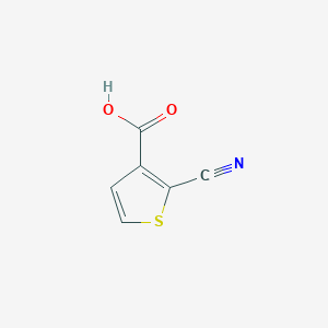 molecular formula C6H3NO2S B1598393 2-Cyanothiophene-3-carboxylic acid CAS No. 71154-34-2