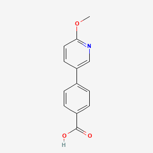 molecular formula C13H11NO3 B1598407 4-(6-methoxypyridin-3-yl)benzoic Acid CAS No. 219671-80-4