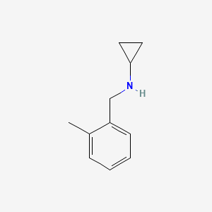 molecular formula C11H15N B1598410 N-(2-Methylbenzyl)cyclopropanamine CAS No. 625435-05-4