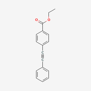 molecular formula C17H14O2 B1598423 Ethyl 4-(phenylethynyl)benzoate CAS No. 63164-96-5