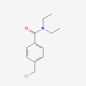 molecular formula C12H16ClNO B1598448 4-(chloromethyl)-N,N-diethylbenzamide CAS No. 54589-57-0