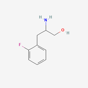 molecular formula C9H12FNO B1598451 2-Amino-3-(2-fluorophenyl)propan-1-ol CAS No. 174302-88-6