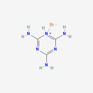 molecular formula C3H7BrN6 B1598453 1,3,5-Triazin-1-ium-2,4,6-triamine;bromide CAS No. 29305-12-2