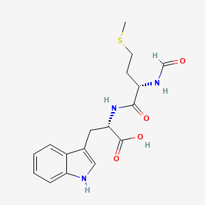 molecular formula C17H21N3O4S B1598455 N-Formylmethionyl tryptophan CAS No. 60189-52-8