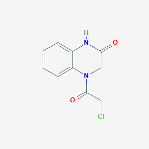 molecular formula C10H9ClN2O2 B1598456 4-(2-Chloro-acetyl)-3,4-dihydro-1H-quinoxalin-2-one CAS No. 436088-67-4