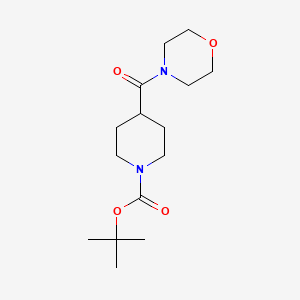 molecular formula C15H26N2O4 B1598462 1-Boc-4-(morpholine-4-carbonyl)piperidine CAS No. 757949-39-6