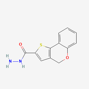 molecular formula C12H10N2O2S B1598464 4H-thieno[3,2-c]chromene-2-carbohydrazide CAS No. 351003-40-2