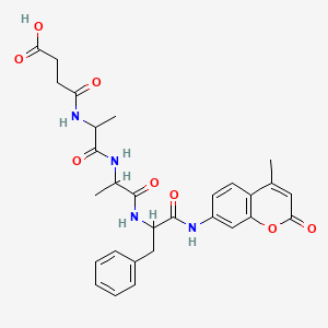 molecular formula C29H32N4O8 B1598465 N-Succinyl-Ala-Ala-Phe-7-amido-4-methylcoumarin CAS No. 71973-79-0
