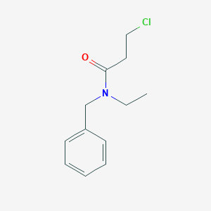 molecular formula C12H16ClNO B1598467 N-benzyl-3-chloro-N-ethylpropanamide CAS No. 349097-78-5