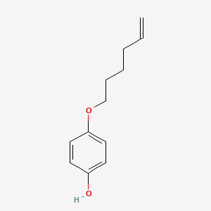molecular formula C12H16O2 B1598468 6-(4'-Hydroxyphenoxy)-1-hexene CAS No. 85234-58-8
