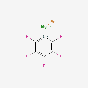 molecular formula C6BrF5Mg B1598469 pentafluorophenylmagnesium bromide CAS No. 879-05-0