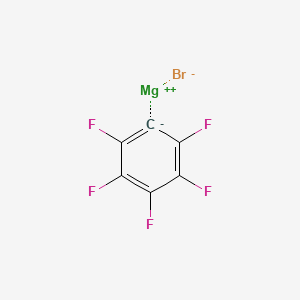 B1598469 Magnesium, bromo(pentafluorophenyl)- CAS No. 879-05-0
