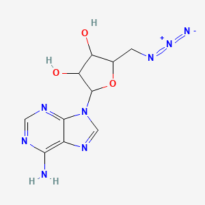 molecular formula C10H12N8O3 B1598470 5'-azido-5'-deoxyadenosine CAS No. 737-76-8