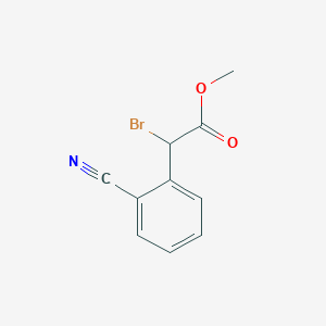Methyl 2-bromo-2-(2-cyanophenyl)acetate