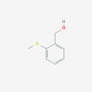molecular formula C8H10OS B1598482 [2-(Methylsulfanyl)phenyl]methanol CAS No. 33384-77-9