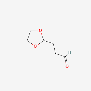molecular formula C6H10O3 B1598486 3-(1,3-Dioxolan-2-yl)propanal CAS No. 82962-18-3