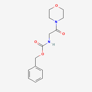 molecular formula C14H18N2O4 B1598487 benzyl N-(2-morpholino-2-oxoethyl)carbamate CAS No. 56414-76-7