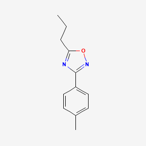 molecular formula C12H14N2O B1598496 5-Propyl-3-p-tolyl-1,2,4-oxadiazole CAS No. 182295-26-7