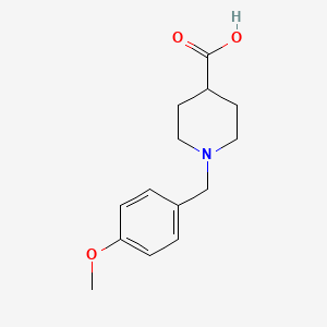 molecular formula C14H19NO3 B1598500 1-(4-Methoxybenzyl)piperidine-4-carboxylic acid CAS No. 193538-22-6