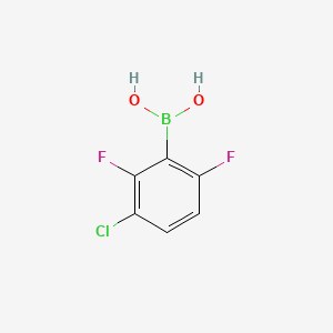 molecular formula C6H4BClF2O2 B1598501 3-Chloro-2,6-difluorophenylboronic acid CAS No. 1031226-45-5